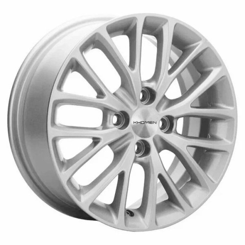 Khomen KHW 1506 6x15 4*100 ET46 DIA54.1 F-Silver 