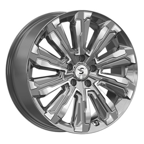 Скад Humber 8x20 5*114.3 ET45 DIA67.1 Алмаз графит 