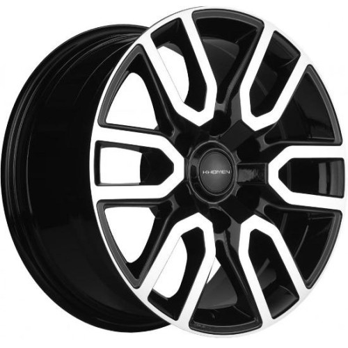 Khomen KHW 1723 8x17 6*139.7 ET46 DIA67.1 Black-FP 