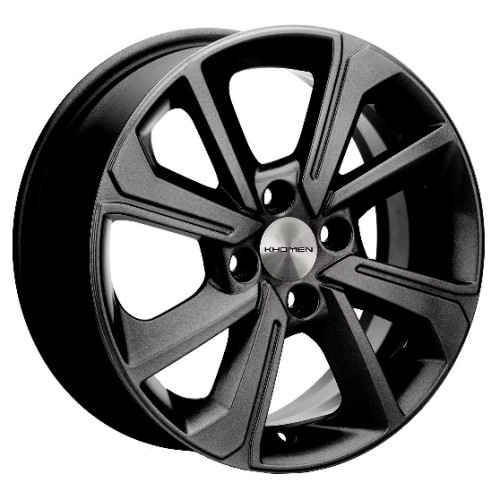 Khomen KHW 1501 6x15 4*100 ET50 DIA60.1 Black 