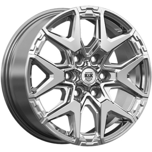 K&K Гангут 7.5x18 6*139.7 ET41 DIA67.1 Дарк платинум 