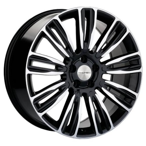 Khomen KHW 2004 8.5x20 5*108 ET45 DIA63.3 Black-FP 