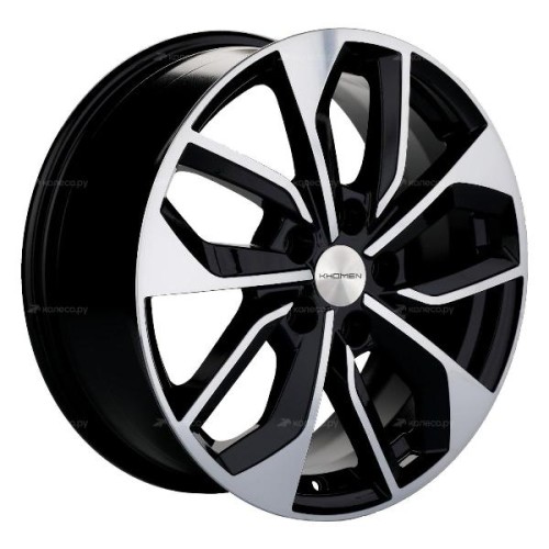 Khomen KHW 1703 7x17 5*112 ET40 DIA57.1 Black-FP 