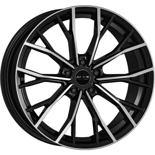 MAK Mark 8x18 5*112 ET30 DIA66.6 Black mirror 