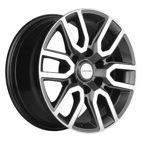 Khomen KHW 1723 8x17 6*139.7 ET38 DIA67.1 Gray-FP 