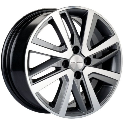Khomen KHW 1609 6x16 4*100 ET48 DIA54.1 Gray-FP 