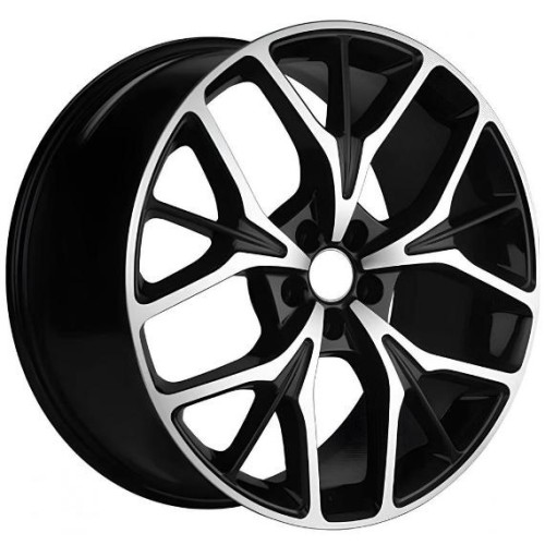 Khomen KHW 2012 8x20 5*114.3 ET45 DIA60.1 Black-FP 