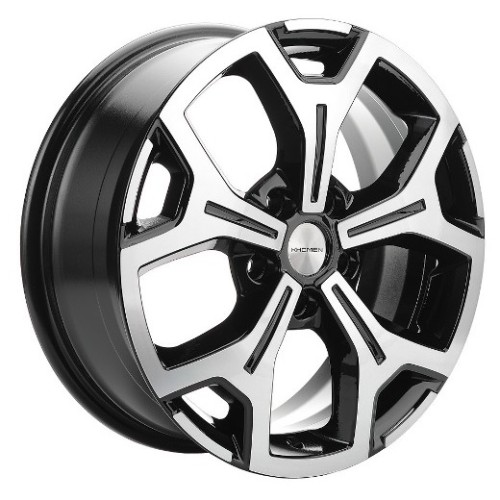 Khomen KHW 1710 7x17 5*114.3 ET37 DIA66.6 Black-FP 
