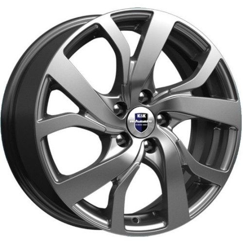 K&K Палермо 6.5x16 5*114.3 ET38 DIA67.1 Дарк платинум