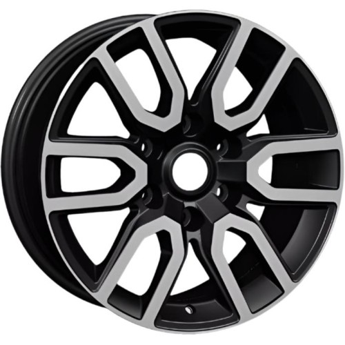 Khomen KHW 1723 8x17 6*139.7 ET45 DIA93.1 Black-FP 