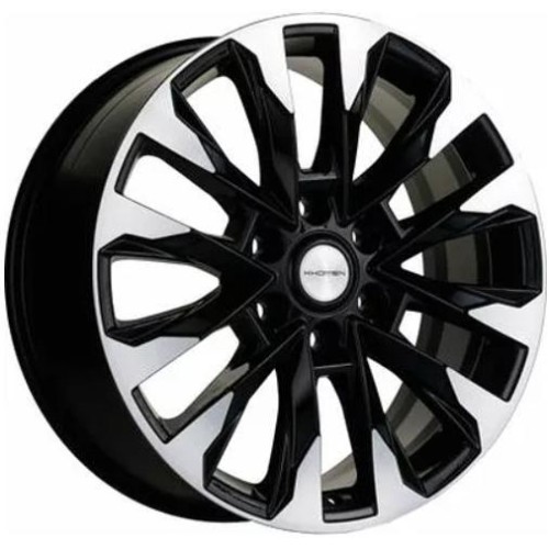Khomen KHW 2010 8x20 6*139.7 ET38 DIA67.1 Black-FP 