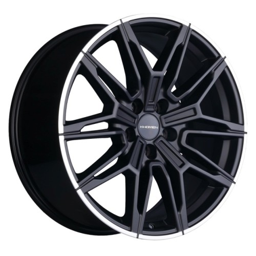 Khomen KHW 1904 9.5x19 5*112 ET40 DIA66.6 Black Matt MR 