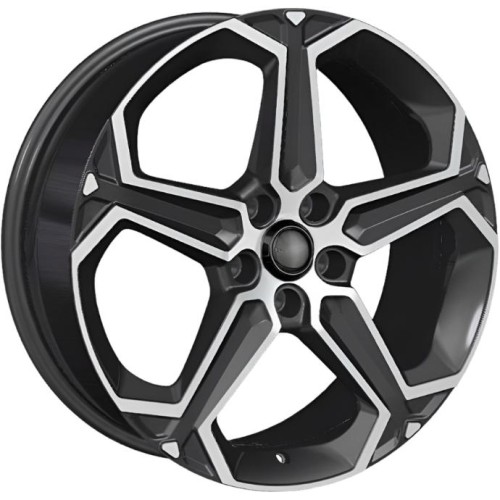 Khomen KHW 1909 7.5x19 5*108 ET50.5 DIA63.3 Black-FP 