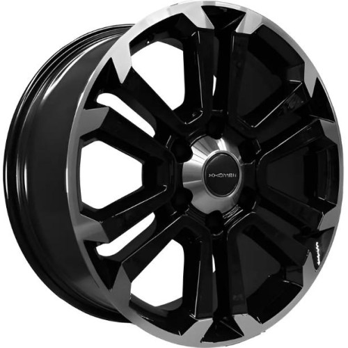 Khomen KHW 1817 7.5x18 6*139.7 ET25 DIA106.1 Black-FP 