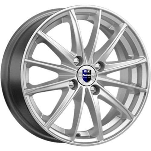 K&K Пойнт Бланк 6x15 4*100 ET45 DIA67.1 Elite silver 
