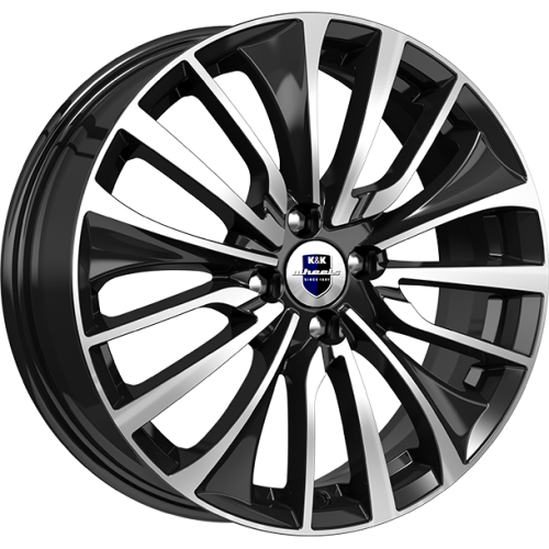 K&K Flanker 6.5x17 5*110 ET39 DIA65.1 Алмаз черный 
