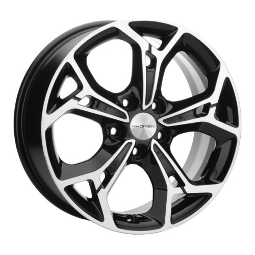 Khomen KHW 1702 7x17 5*110 ET45 DIA67.1 Black-FP 
