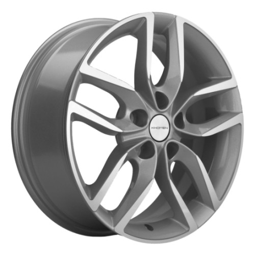 Khomen KHW 1708 6.5x17 5*108 ET33 DIA60.1 Gray-FP 