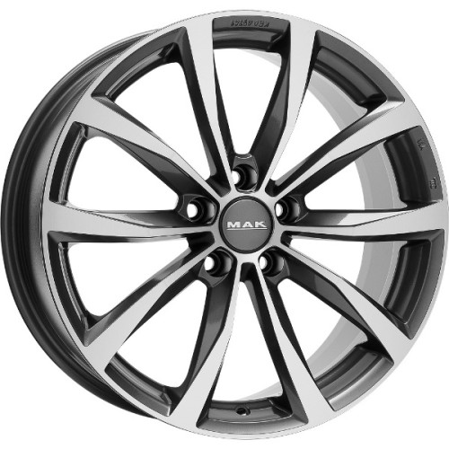 MAK Wolf 7x17 5*98 ET41 DIA58.1 Gunmetal Mirror Face  - «ПСС ПРО»