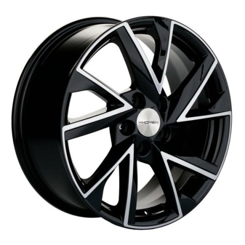 Khomen KHW 1714 7x17 5*112 ET49 DIA57.1 Black-FP 