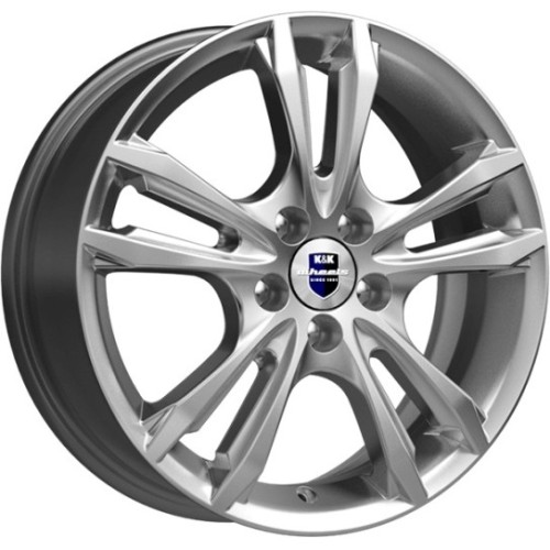 K&K Samara 6x16 5*100 ET40 DIA67.1 Сильвер 