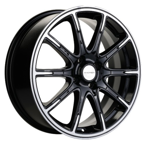 Khomen KHW 1707 6.5x17 4*100 ET43 DIA60.1 Black-FP 