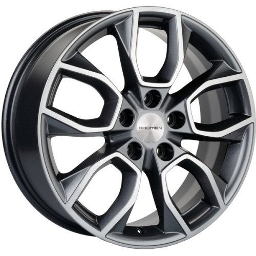 Khomen KHW 1713 7x17 5*114.3 ET47 DIA67.1 Gray-FP 