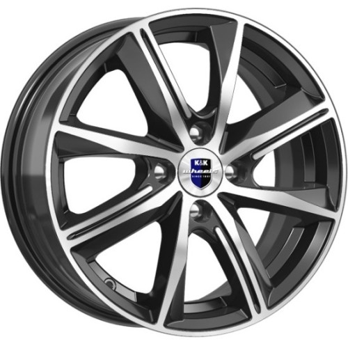 K&K Арнар 6x15 4*100 ET46 DIA54.1 Алмаз черный 