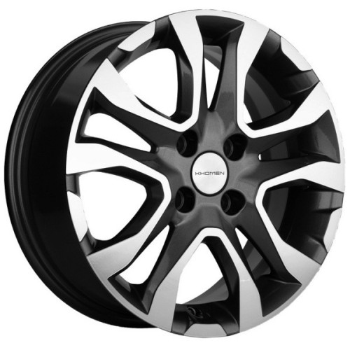 Khomen KHW 1503 6x15 4*100 ET39 DIA56.6 Black-FP 