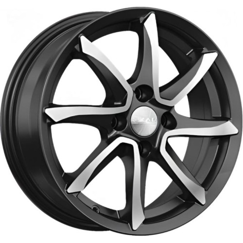Скад Осака 6x15 4*100 ET48 DIA54.1 Алмаз матовый 