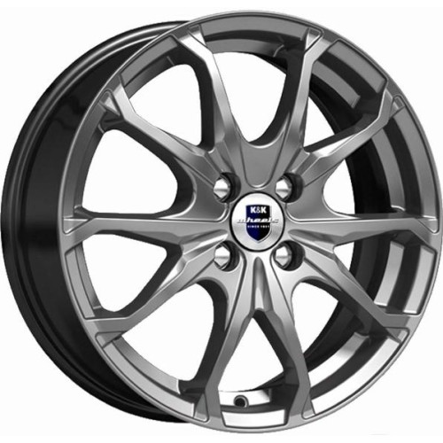 K&K Brent 6x16 4*98 ET35 DIA58.6 Дарк платинум 