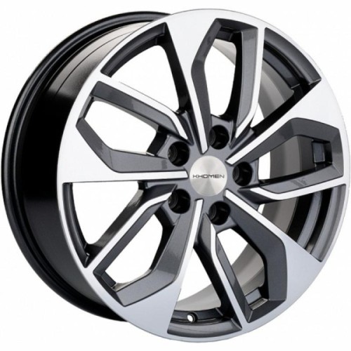 Khomen KHW 1703 7x17 5*112 ET46 DIA66.6 Gray-FP 