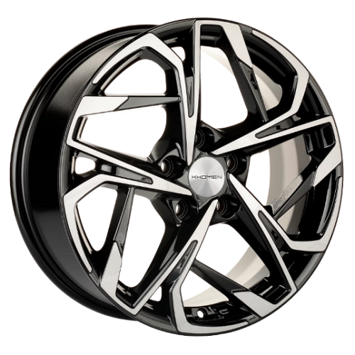 Khomen KHW 1716 7x17 5*114.3 ET45 DIA60.1 Black-FP 