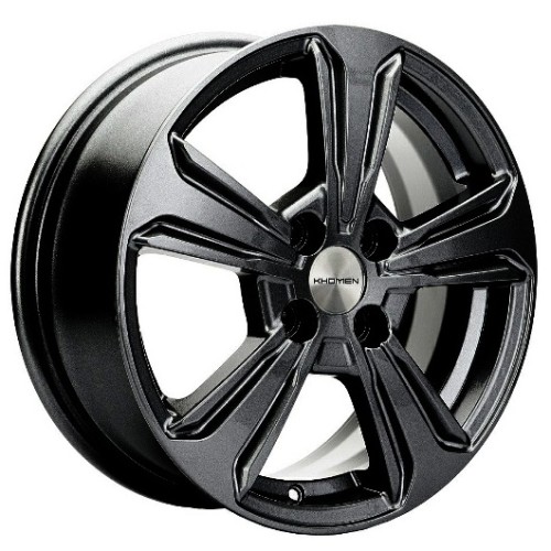 Khomen KHW 1502 6x15 4*100 ET46 DIA54.1 Black 