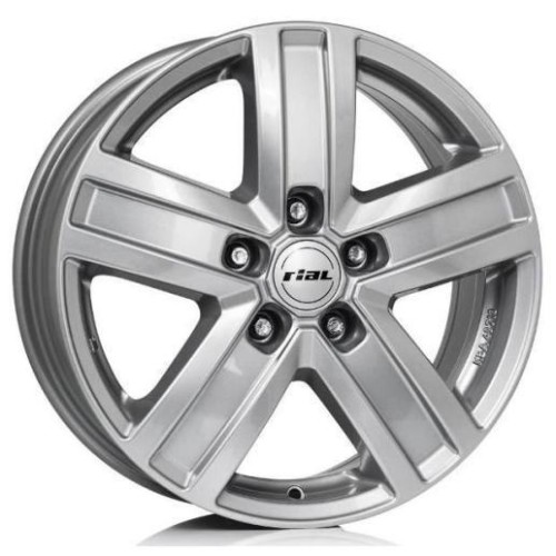 Rial Transporter 6 7x17 6*139.7 ET22 DIA100.1 Polar Silver 