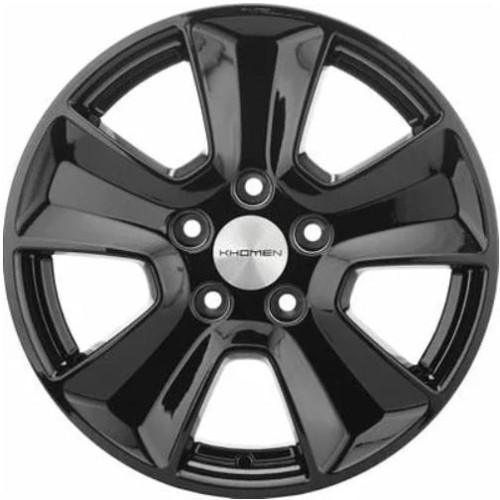 Khomen KHW 1601 6.5x16 5*108 ET45 DIA60.1 Black 