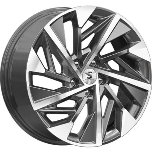 K&K КР009 7.5x18 5*114.3 ET45 DIA60.1 Diamond gloss graphite 