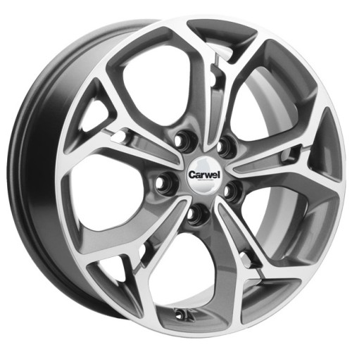 Khomen KHW 1702 7x17 5*114.3 ET45 DIA66.1 Gray-FP 