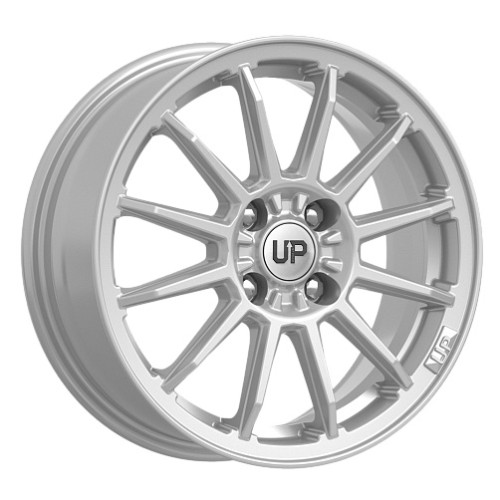 Wheels UP UP102 6x15 4*100 ET46 DIA54.1 Silver Classic 