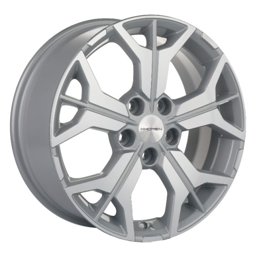 Khomen KHW 1715 7x17 5*112 ET54 DIA57.1 F-Silver-FP 