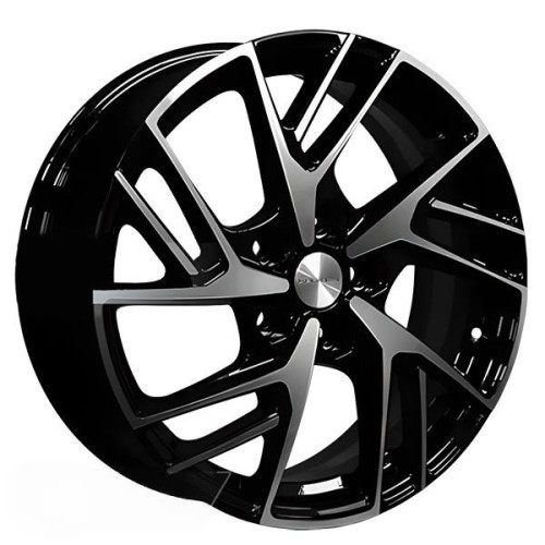 Khomen KHW 1722 6.5x17 5*114.3 ET40 DIA64.1 Black-FP 