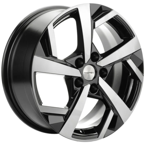 Khomen KHW 1712 7x17 5*110 ET46 DIA63.3 Black-FP 