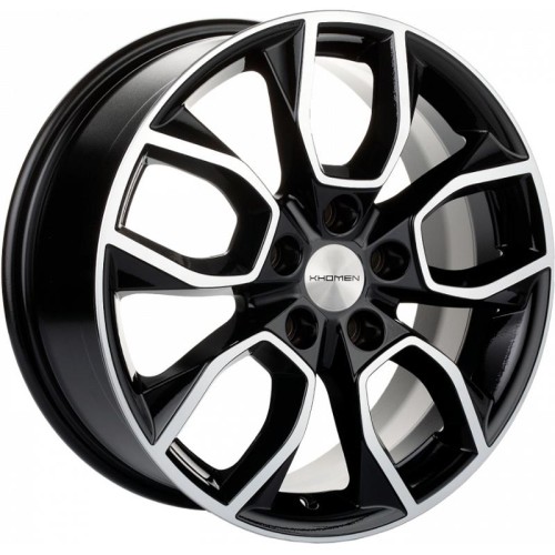 Khomen KHW 1713 7x17 5*108 ET50 DIA63.3 Black-FP 