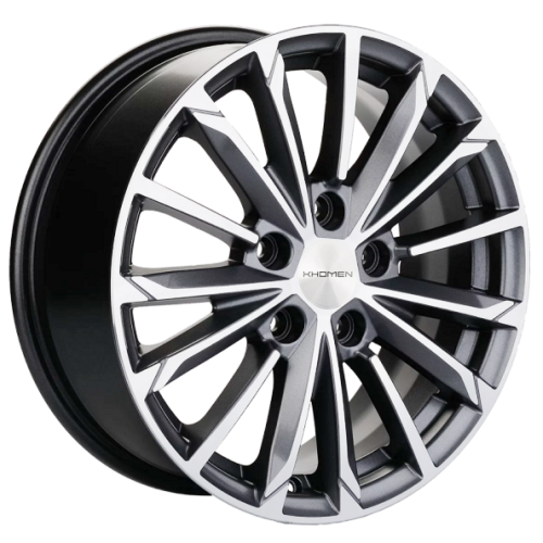 Khomen KHW 1611 6.5x16 5*112 ET46 DIA57.1 Gray-FP 