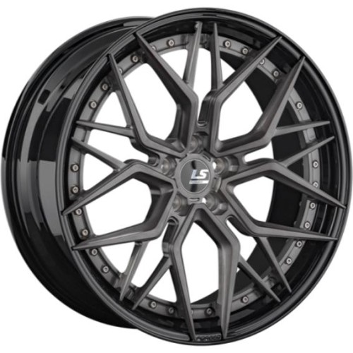 LS Forged FG35 10.5x21 5*112 ET43 DIA66.6 ALBRSD-GM/BK 