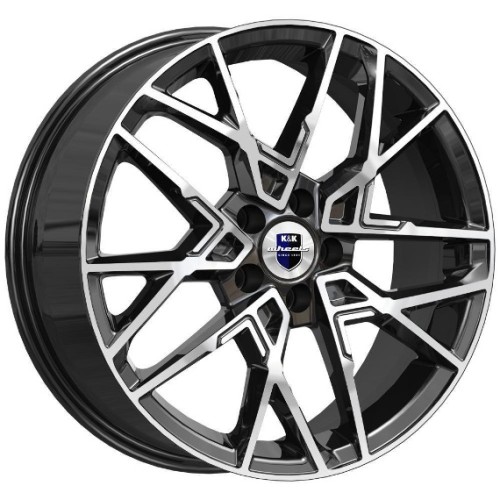 K&K Вудроф 7x18 5*112 ET46 DIA66.6 Алмаз черный 